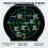 USB-C Deskradar Live ADS-B Flight Tracker Gadget Sonar-Grid Display PLA Shell Aviation Desktop Ornament for Enthusiasts 4