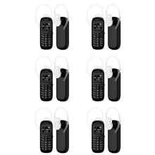 6X BM70 Business BT Auricular GSM Teléfono MT6261 Pantalla de 0,66 Pulgadas Retroiluminada Marcador para 7 para S8+