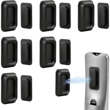 6Pcs Silicone Magnetic Remote Control Holder Wall Mount for TV/Fan/AC,Great for Room Organization RV/Bedroom Accessories