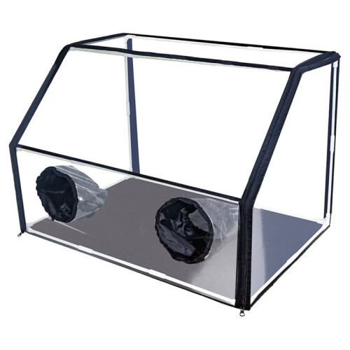 Compact Mushroom Growing Box Featuring Elastic Sleeves and Ventilation ,Still Air Mushroom Box