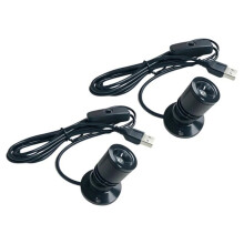 USB -UV SpotLight, 395nm Blacklight for Glass UV Display, 2Pack, USB Cable Controller, -Light