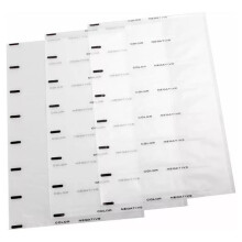 50pcs Acid-Free Plastic Film Storage Pages, Suitable for 35mm (135 Format) Black-and-White and Color Negatives and Slide