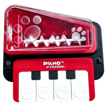Piano Pet Treat Dispenser, Musical Self- Toy for Dogs & Cats