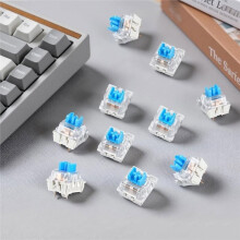 200 Pcs 3-PIN Mechanical Keyboard Switches, Clicky Tactile Key Switches for Most Gaming Keyboards