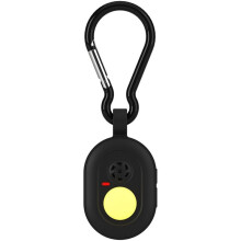 Portable Ultrasonic Mosquito Repeller USB Rechargeable Outdoor Hanging Electronic Anti Mosquito Device Black