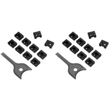 2X USB Port Blockers USB A Port Covers Enhances Data Security Port Protections for Computers and Notebook