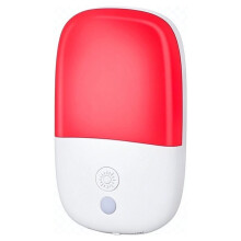 Luce Notturna A Luce Rossa da 670 Nm per Dormire, Luce Notturna Rossa con Sensore Crepuscolare, Luce Notturna A LED con Spina A Muro, 1 Confezione UE