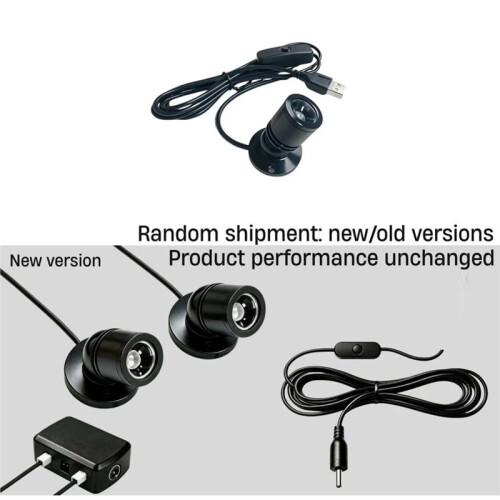 USB -UV SpotLight, 395nm Blacklight for Glass UV Display, 2Pack, USB Cable Controller, -Light 2