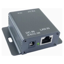 Gigabit POE Injector MAX30W Active POE 6-60Vdc in 48Vdc POE Out Support Solar,Adapter,Portable Charger Power Feeding