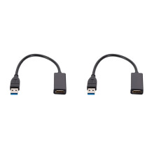 2X Convertitore USB 3.0 da 1080P HD A Compatibile con Più Display, Adattatore Video Grafico per PC, Laptop e Proiettore