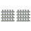 40Pcs USB Jack 3.1 Type-C 2Pin Female Connector Jack Data Charging Port Small Electrical Charging Base with Fixing Plate 1