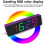 -RGB LED Digital Alarm Clock DIY Kit,Electronic Soldering Practice Module for Beginners and Hobbyists 6