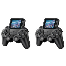 2X S10 Portable Video Game Consoles Gamepad Controller 2.4-Inch 520 Games Retro Handheld Game Player AV Output