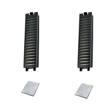2 Set di Filtri di Scarico HEPA con Cotone Filtrante Compatibili con Le Serie per Riccar R25 e R27 per Aspirapolvere R25P/R25D/R25S