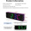 -RGB LED Digital Alarm Clock DIY Kit,Electronic Soldering Practice Module for Beginners and Hobbyists 7