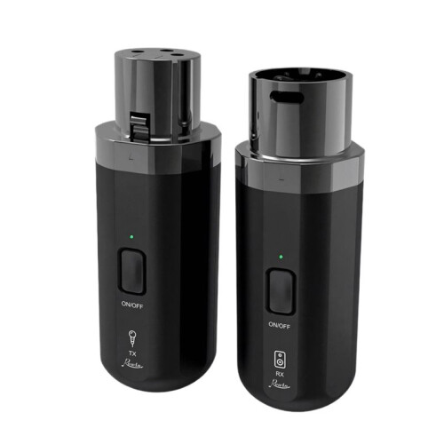 Rowin 2.4G Wireless Microphone with Charging Case 2.4G Wireless XLR Transmitter Receiver for Live Streaming Interview Recording 1