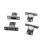 40Pcs USB Jack 3.1 Type-C 2Pin Female Connector Jack Data Charging Port Small Electrical Charging Base with Fixing Plate 6