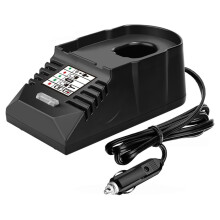 Carregador de Bateria para Carro com Plugue para Acendedor de Cigarros para Baterias para de Íon de Lítio, Ni-Cd e Ni-Mh de 18V