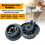 8 Pcs 12004485 Dishwashers Lower Rack Wheel Replacement for   Thermador  Dishwashers 6