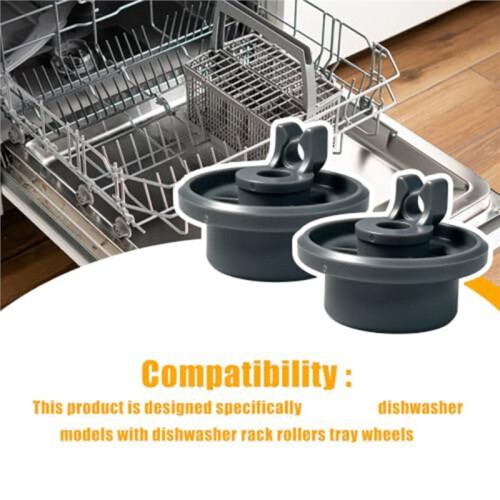8 Pcs 12004485 Dishwashers Lower Rack Wheel Replacement for   Thermador  Dishwashers