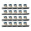 40Pcs USB Jack 3.1 Type-C 2Pin Female Connector Jack Data Charging Port Small Electrical Charging Base with Fixing Plate 2
