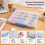 Diamond-Painting Box, 60 Compartments, Sorting Box Clear Containers, Removable, Dustproof, for Beads,  Supplies 2