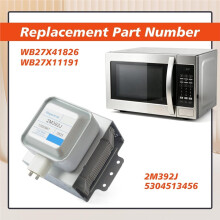WB27X41826 Microwave Magnetron for GE Microwave Ovens for , for Midea, Replace WB27X11191 2M392J