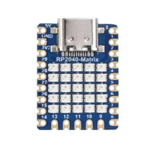 RP2040  Micro Development Board for Raspberry PI Matrix 5x5RGB LED Module Programmable DIY Microcontroller Kit