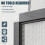 50 Pack Screen Frame Corner ReplacementWindow Screen Corners Connector Joint for 5/16" X 3/4" White Plastic Corners 1