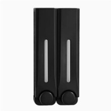Distributeur de Savon Mural Rechargeable, Idéal pour les Salles de Bain, les Cuisines et les Douches. Convient Aux Maisons et Aux Hôtels. Noir.