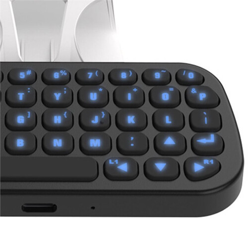 For PS5 Controller Wireless  Keyboard External Clip- Keyboard Supports Voice Chat