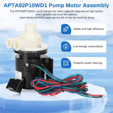 Conjunto de Motor de Bomba de Água para Máquina de Gelo, Substituição para Bomba de Água para Hoshizaki PA0613 APTA92P10WD1 -900 -450 KML-600MAH