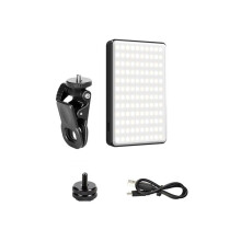 LED Selfie Light 3000mAh 120 LED Rechargeable Phone Clip Light 3 Color Modes Dimmable Light for Vlogging Makeup