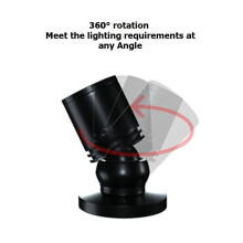 5V 3PIN ARGB LED Spotlight Motherboard Ceiling Lamp Aura Sync Gaming Desk PC Case Adjustable Angle Accent Lighting A