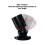 5V 3PIN ARGB LED Spotlight Motherboard Ceiling Lamp Aura Sync Gaming Desk PC Case Adjustable Angle Accent Lighting A 1