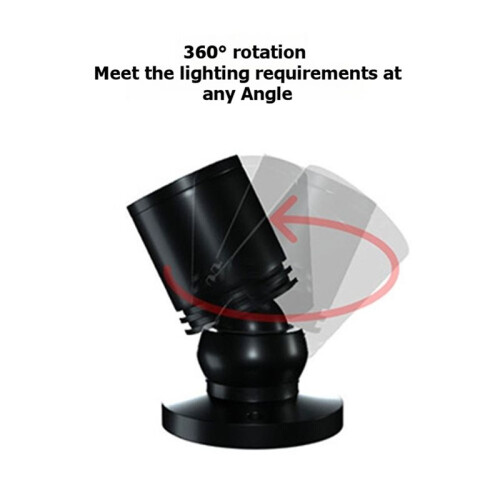5V 3PIN ARGB LED Spotlight Motherboard Ceiling Lamp Aura Sync Gaming Desk PC Case Adjustable Angle Accent Lighting A