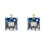 2X LG290P GNSS RTK Module L1+L2+L5+E6 Quad-Band Positioning Technology High Precision Centimeter Level RTK Module 1