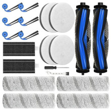 40 Pcs Accessories Kit for Deebot X11 OmniCyclone, Main Side Brush Roller Mop Sponge Filter HEPA Filters