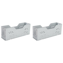 2X Stereo Radio Cage, Metal Car Stereo Radio Installation Cage High Stability Long Lifespan