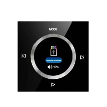 86 Typ Wandmontage Musiksteuerungssystem HiFi-Drehknopf-Controller Stereo Hintergrundmusik Heimverstärker-Panel