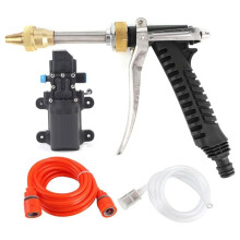 Draagbare Elektrische Hogedrukreinigerpomp 12V 130 PSI, Hogedrukreiniger met Waterpomp en Slangenset, Krachtige Auto-Reiniger