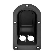 Audio Luidspreker Achterplaat met Dubbele NL4 SpeakOn-Aansluiting, 165x100 mm, voor Professionele Luidspreker Array Audio Thuisbioscoop