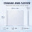 25 Pack 10.4mm Cd Cases Clear Blank Cd Storage Single Jewel Case, Blank Cd Protector Case Replacement 6