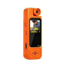 2K Pocket Camera with Screen Portable Recorder Audio Video Recording Infrared Night Vision Back Clip Body Cam