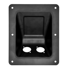 Audio Speaker Back Plate Dual NL4 SpeakOn Socket Input Plate 140x170 for Professional Speaker Array Audio Theater
