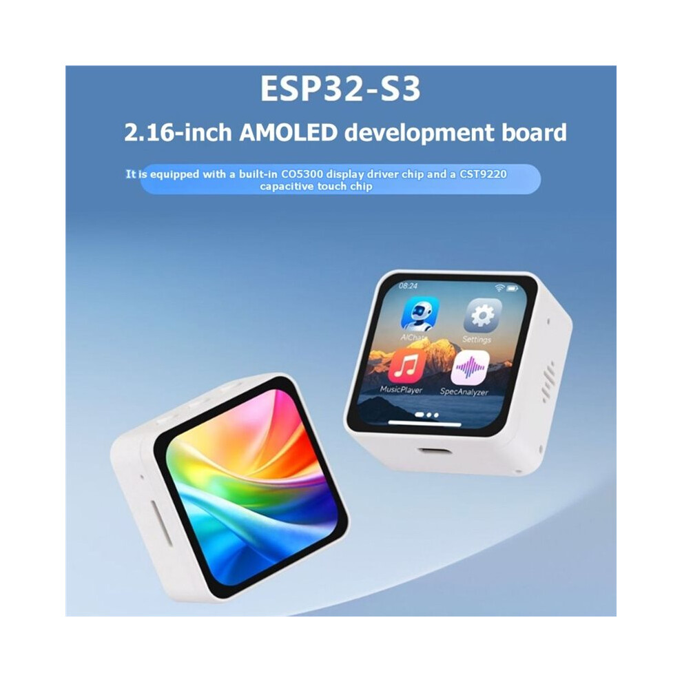 ESP32-S3 Development Board 2.16Inch AMOLED Display Development Board 16 ...