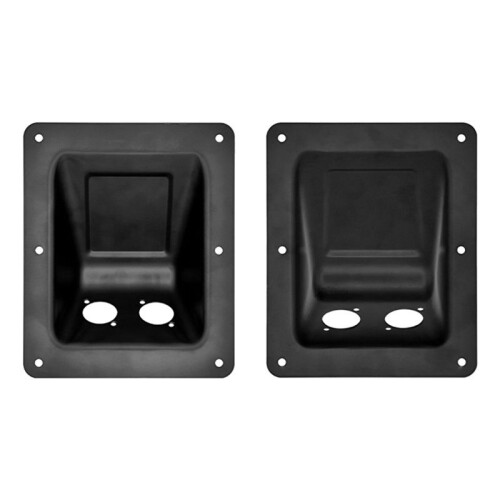 Audio Speaker Back Plate Dual NL4 SpeakOn Socket Input Plate 140x170 for Professional Speaker  Array Audio Theater 1