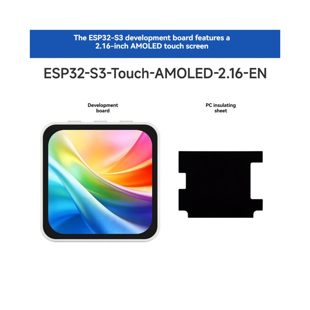 ESP32-S3 Development Board 2.16Inch AMOLED Display Development Board 16 ...