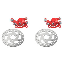 2X Go Kart Brake Kit,120Mm Disc Rotor Brake Caliper for 43 47 49Cc Electric Go Kart Scooter Moto