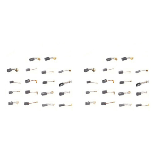 180Pcs 18 Sizes Electric Motor Carbon Brushes Replacement for Hammer Drills Circular Saws Power Tool